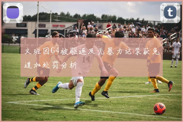 文班因G4被驱逐及无暴力记录获免追加处罚分析